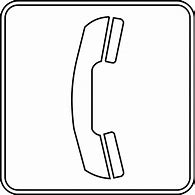 Image result for Outline of a Telephone