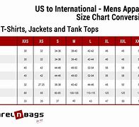 Image result for 2X Size Chart