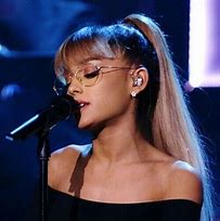 Image result for Ariana Grande with Glasses
