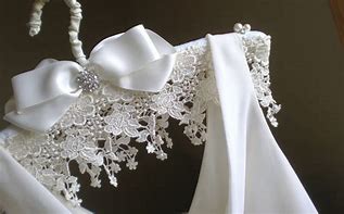 Image result for Fancy Hanger for Wedding Dress