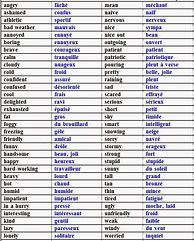 Image result for Adjectives in French