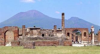 Image result for Mt. Vesuvius Pompeii Excavation