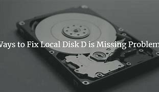 Image result for Local Disk D Missing Windows 1.0