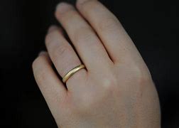 Image result for 3Mm Wedding Band On Hand