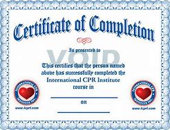 Image result for CPR Online Certificate Pic