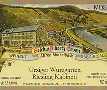 Image result for Alfred Merkelbach Urziger Wurzgarten Riesling Spatlese #1