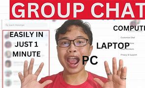 Image result for How to Make an GC in Messenger PC