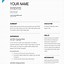 Image result for Blank Resume Templates for Microsoft Word