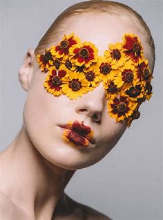 Tim Engle | Beauty portrait, Flower makeup, Creative portraits