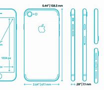 Image result for iPhone 7 Size in Inches