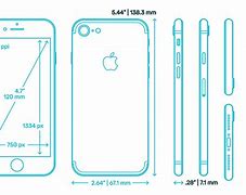 Image result for iPhone 7 Screen Metric Dimensions