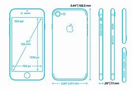 Image result for iPhone 7 Length Inches
