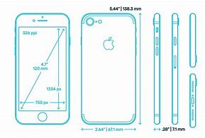 Image result for iPhone 7 Dimentions
