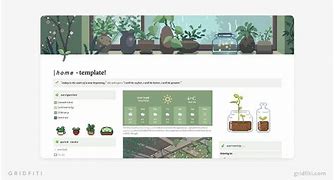 Image result for Notion Homepage Template Aesthetic Free