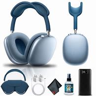 Image result for iPhone 11 Pro Max and Air Pods Blue