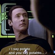 Image result for Star Trek Data On a Potata