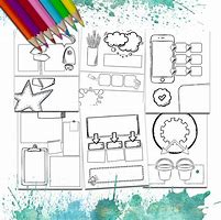 Image result for Printable Blank Notes Doodle