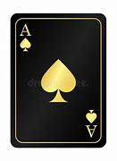 Image result for Gold Ace of Spades Card