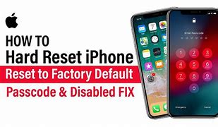 Image result for Factory Reset Locked iPhone