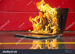 Image result for Flaming Computer