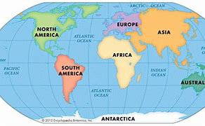 Image result for United States Map Continents