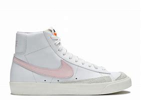 Image result for Nike Pink High Tops Blazer with White