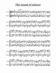 Image result for Sound of Silence Trumpet Sheet Music