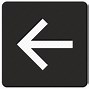 Image result for Left Arrow Icon White