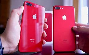 Image result for iPhone 7 Plus vs 8 Plus Red