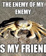 Image result for A Friend to My Enemy Meme