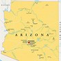 Image result for Arizona Map with Cities Labeled
