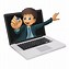 Image result for Cartoon Boy On Computer