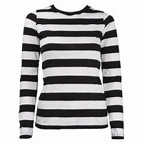 Image result for Black and White Long Sleeve Shirt