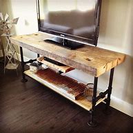 Image result for DIY Industrial TV Stand
