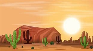 Image result for Cartoon Desert Landscape Vector
