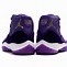Image result for Jordan 11 Purple and Black