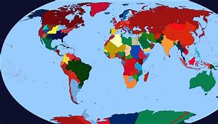 Image result for World Map with State Names
