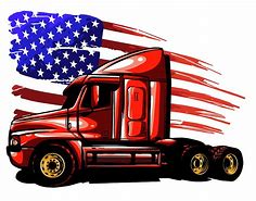 Image result for Tow Truck with American Flag Clip Art