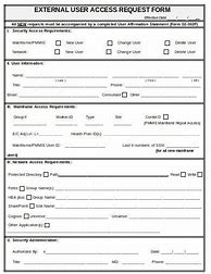 Image result for Access Request Form Template