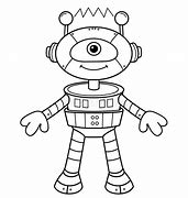 Image result for Cartoon Robot Outline
