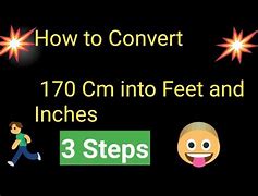 Image result for 170 in Feet