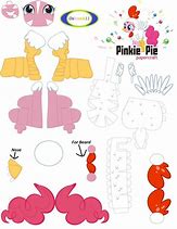 Image result for My Little Pony Papercraft Printable Pinkey Pie