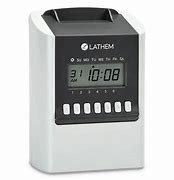 Image result for Lathem Time Clock 7000E