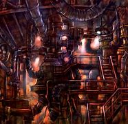 Image result for Robot Factory Concept Art