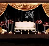Image result for Wedding Stage Black Decoration