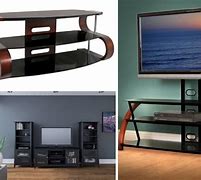 Image result for Glass TV Stand with Swivel Mount