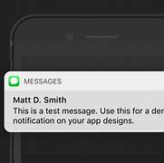 Image result for iPhone Message Notification