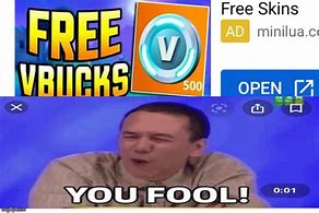 Image result for Fortnite Free V Bucks Meme