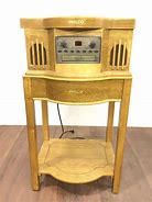 Image result for Old-Fashioned Radio CD and Record Player