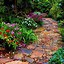 Image result for Wooden Stepping Stones for Garden